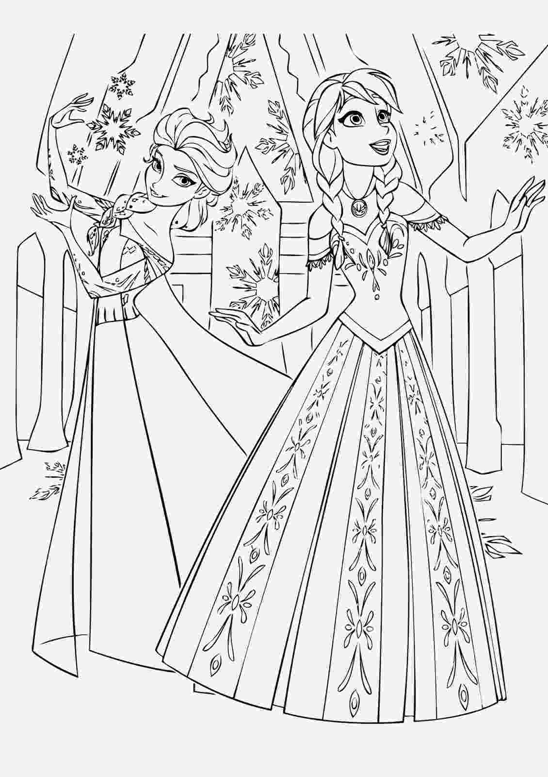 frozen coloring pages free frozen coloring pages animated film characters elsa pages frozen free coloring 
