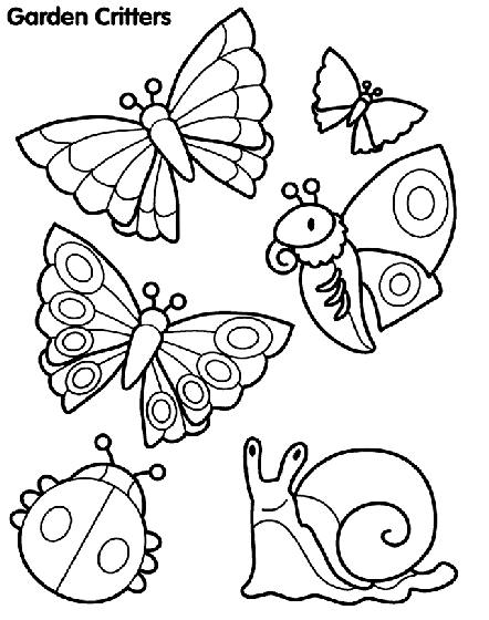 gardening colouring pages garden critters coloring page crayolacom gardening colouring pages 