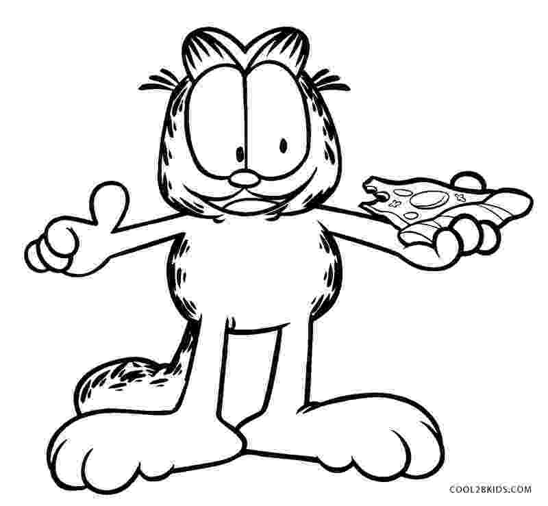 garfield colouring pages free garfield the cat coloring pages for kids colouring garfield pages 