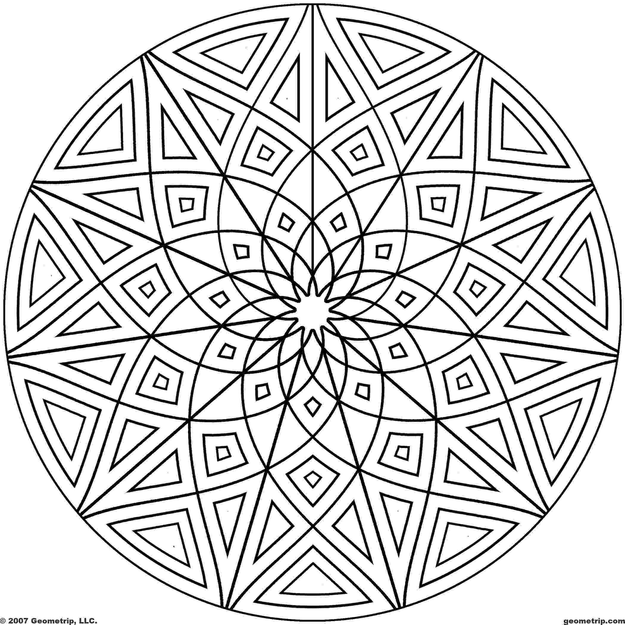 geometric coloring page coloring pages geometric free printable coloring pages page geometric coloring 