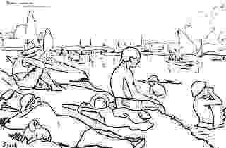 george seurat coloring pages free online coloring pages thecolor coloring george seurat pages 
