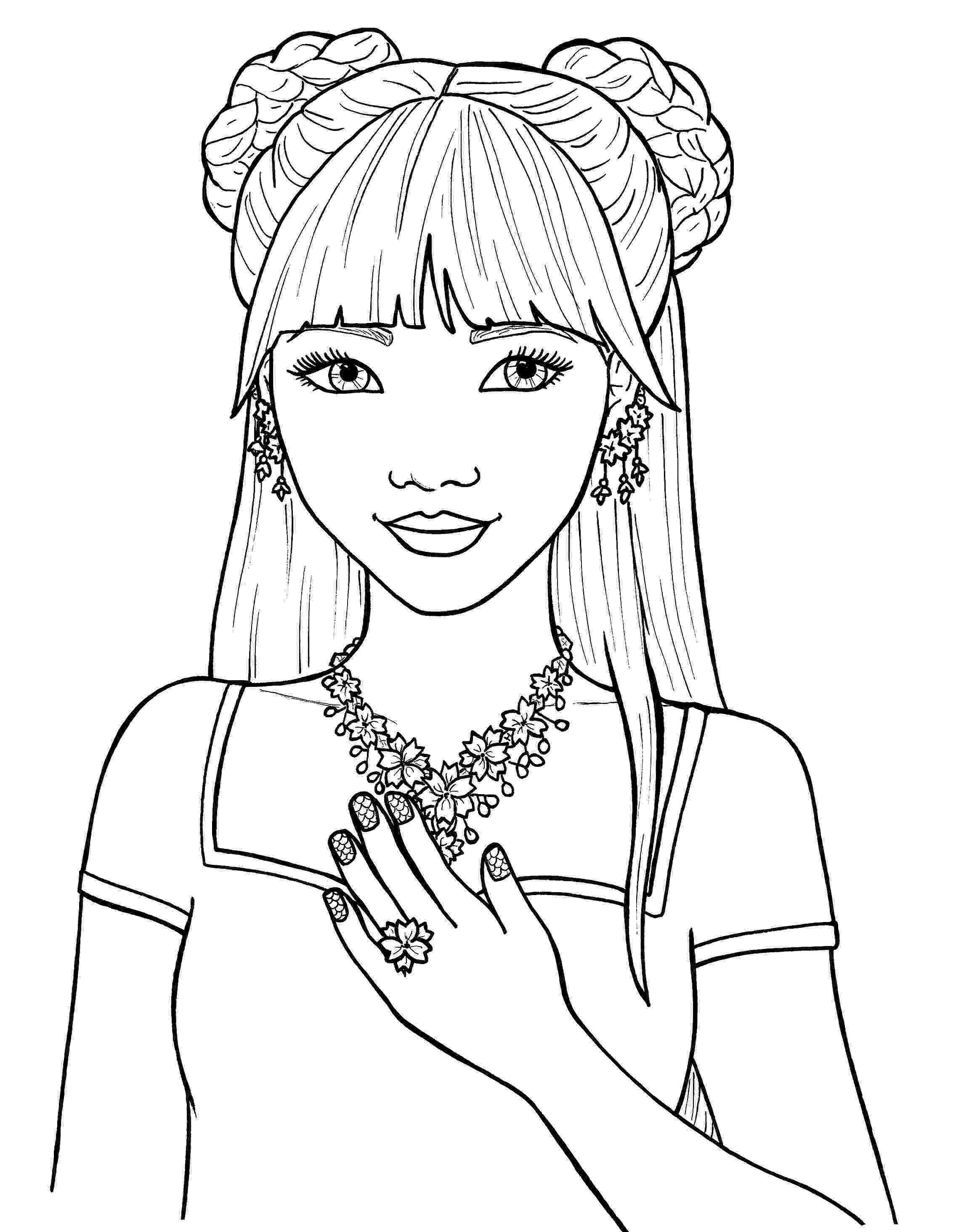 girl colouring pages cute girl coloring pages to download and print for free girl colouring pages 