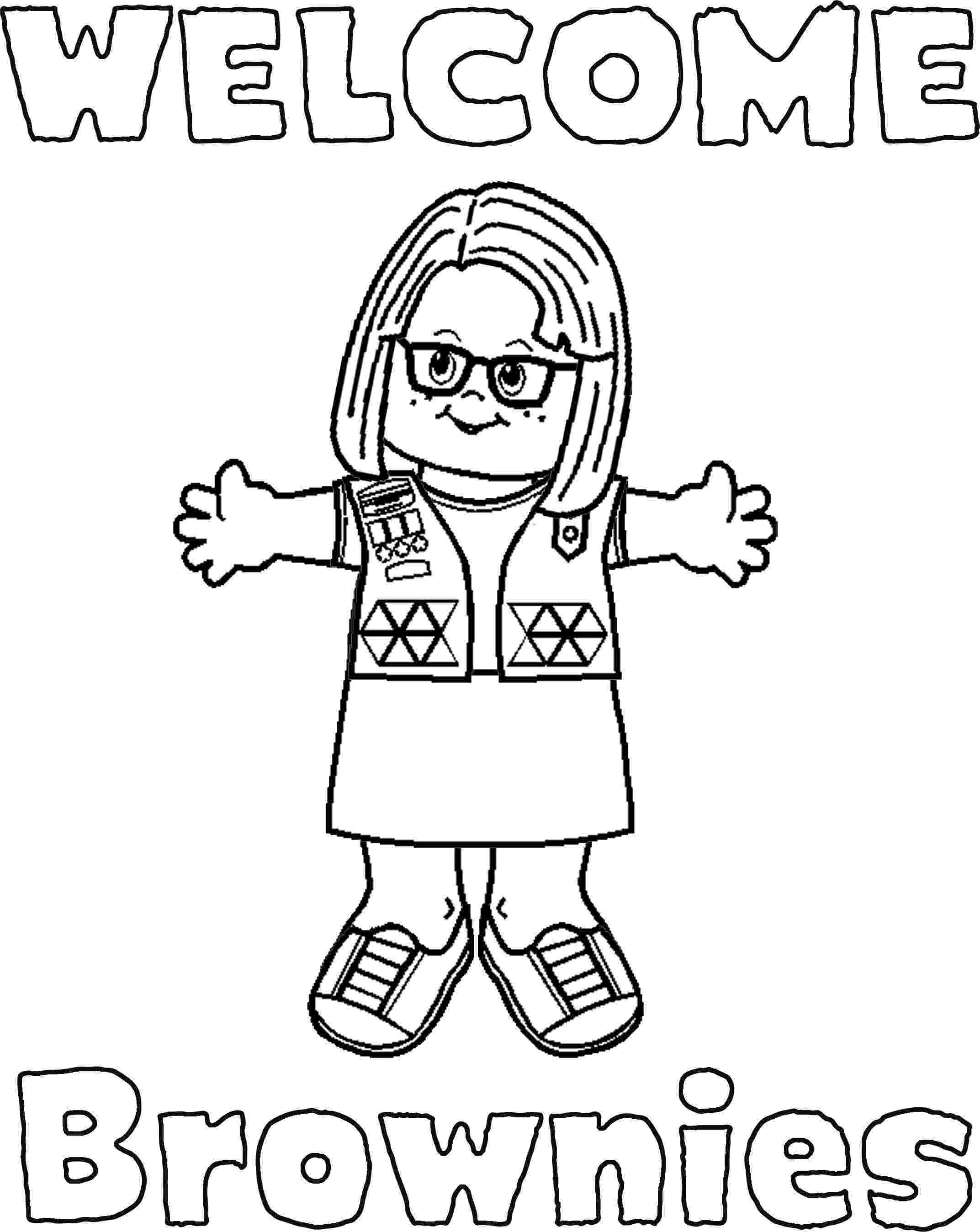 girl scout brownie coloring pages girl scout brownie coloring pages gina39s board pinterest pages girl scout brownie coloring 