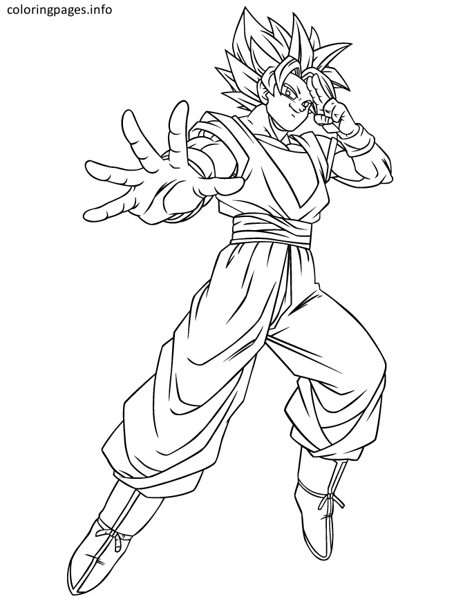 goku printable coloring pages goku coloring pages coloring pages to print goku printable coloring pages 