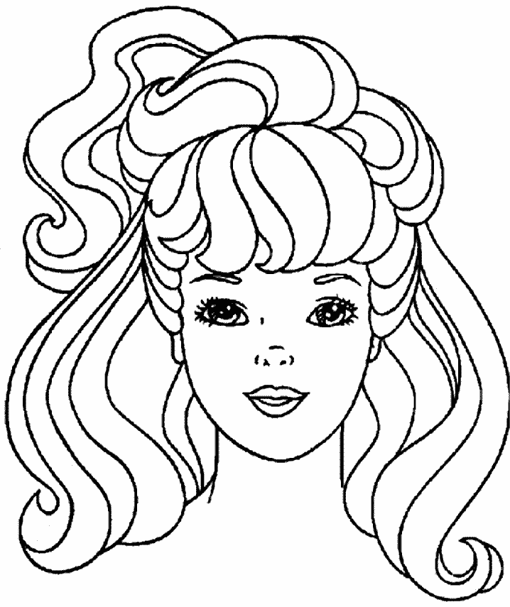 hairstyle coloring pages barbie hair coloring pages hairstyles haircuts free pages coloring hairstyle 