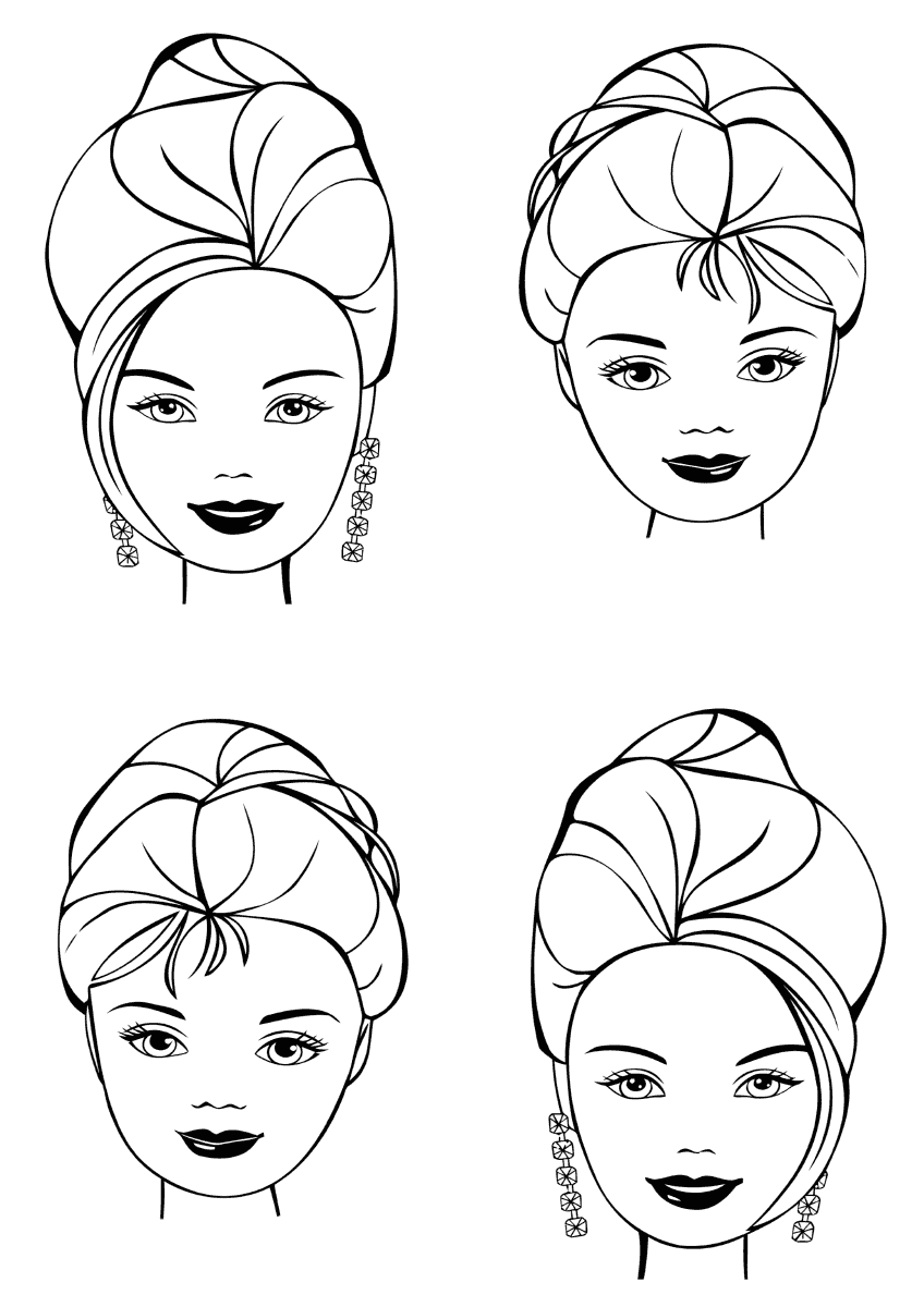 hairstyle coloring pages hairstyle coloring pages to download and print for free hairstyle coloring pages 