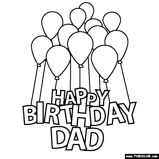 happy birthday colouring pages for dad happy birthday dad coloring page for kids holiday pages for birthday happy dad colouring 