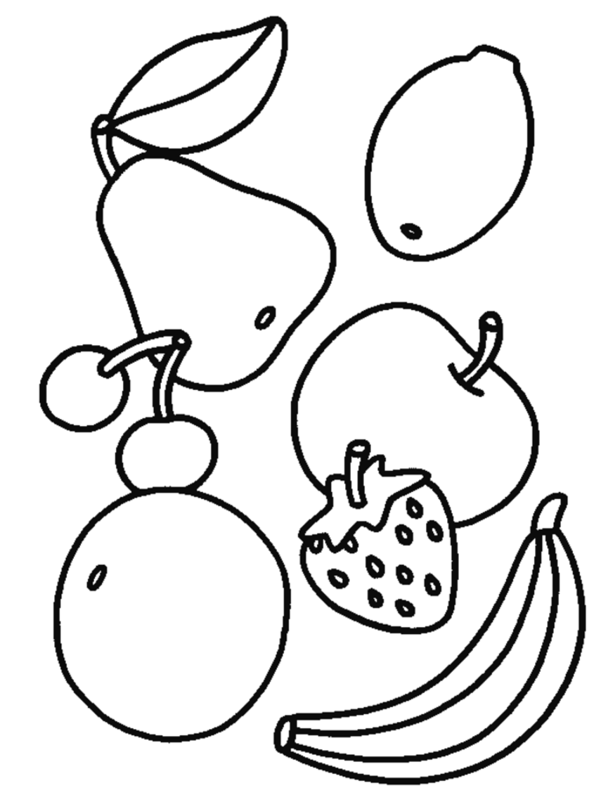 healthy food coloring pages snacks coloring pages getcoloringpagescom pages healthy coloring food 