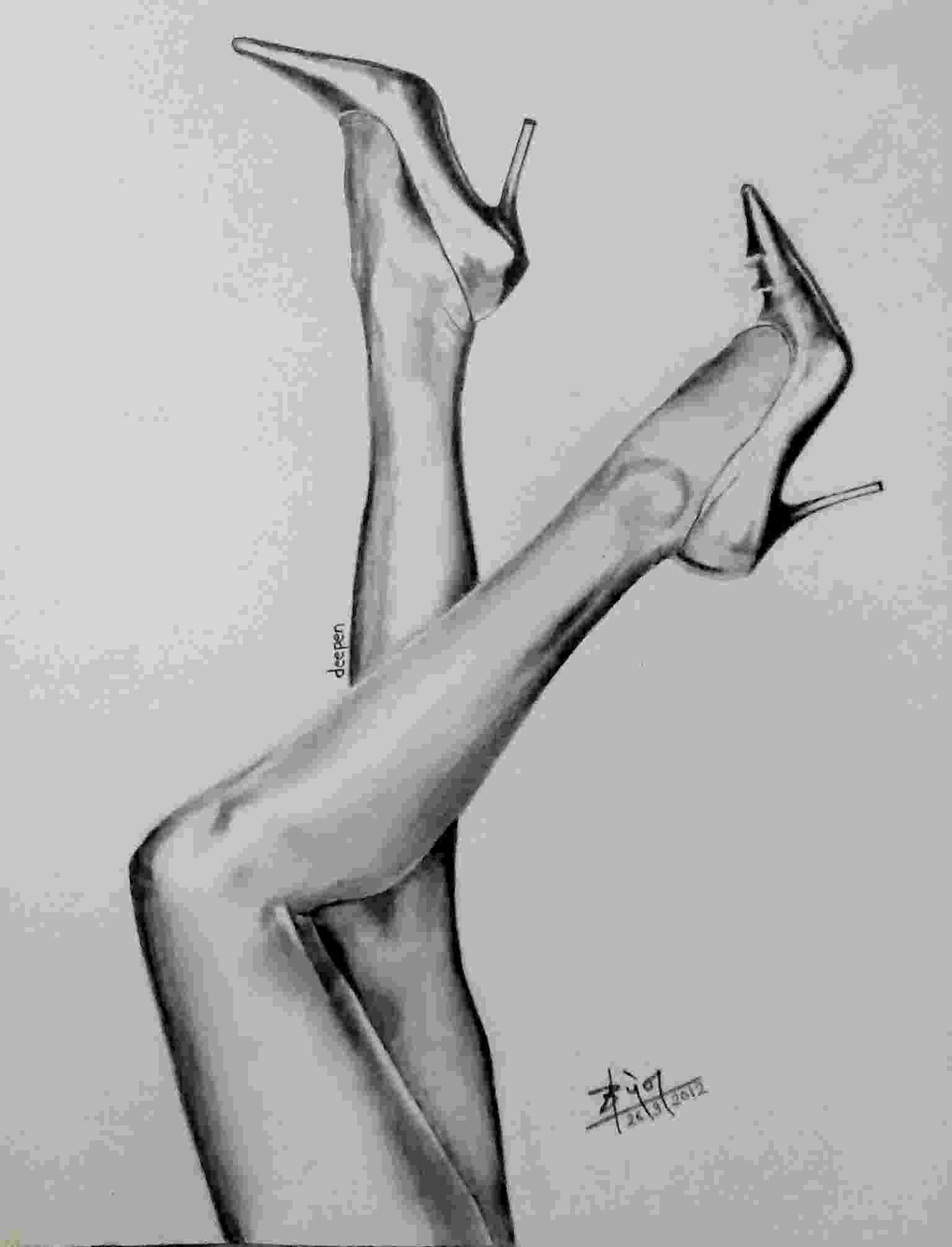 heels sketch high heels dawadi sketches heels sketch 