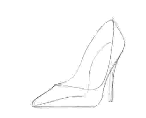 heels sketch render a patent leather red high heel tutorial again sketch heels 