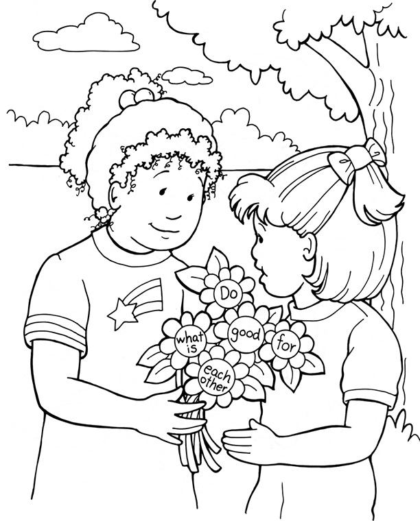 helping coloring page helping coloring page coloring helping page 