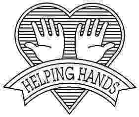 helping hands coloring page martin luther king helping hands poster helping hands page coloring 