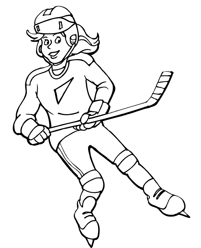 hockey coloring page free printable hockey coloring pages for kids cool2bkids page coloring hockey 