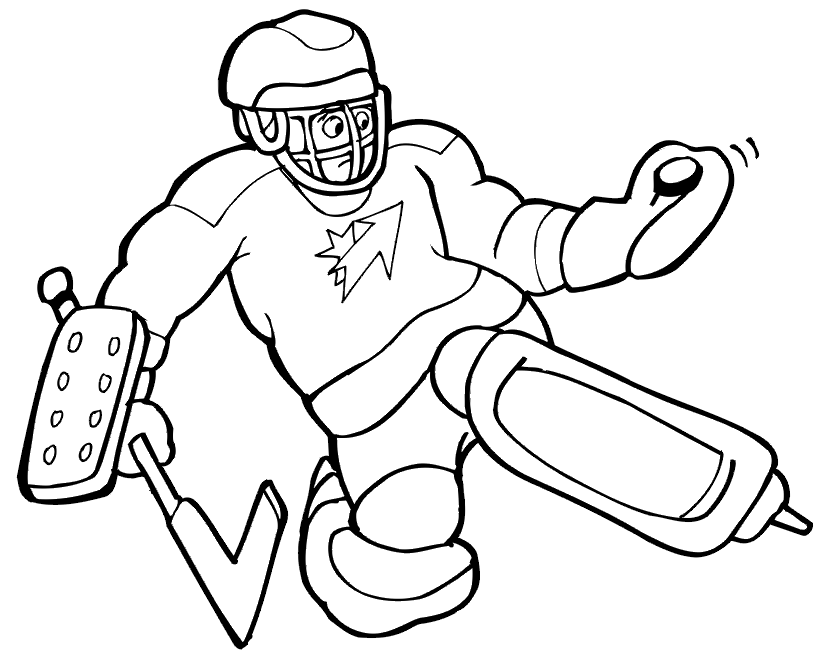 hockey pictures to color hockey coloring pages getcoloringpagescom pictures color hockey to 1 1