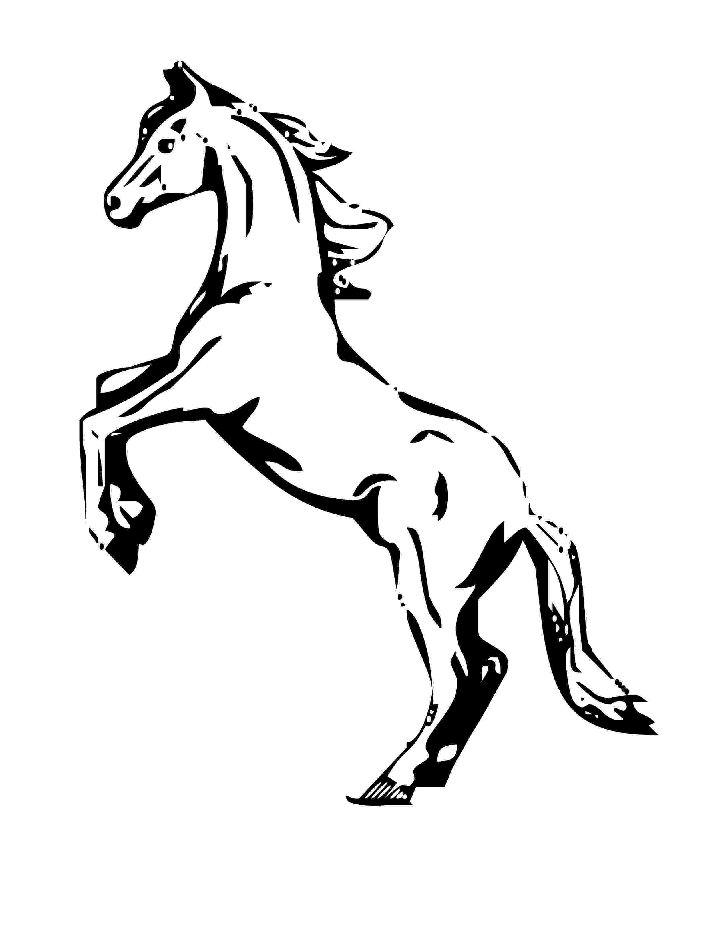 horse picture to color free horse coloring pages color horse to picture 
