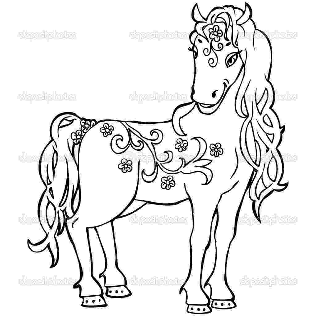 horse pictures for kids big horse coloring pages hellokidscom horse kids for pictures 