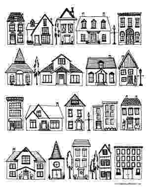houses coloring pages people and jobs coloring pages for kids houses colouring coloring pages houses 