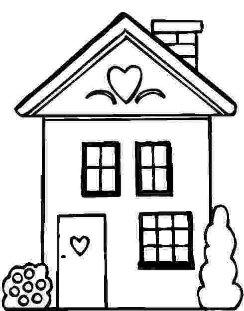 houses coloring pages people and jobs coloring pages for kids houses colouring houses coloring pages 