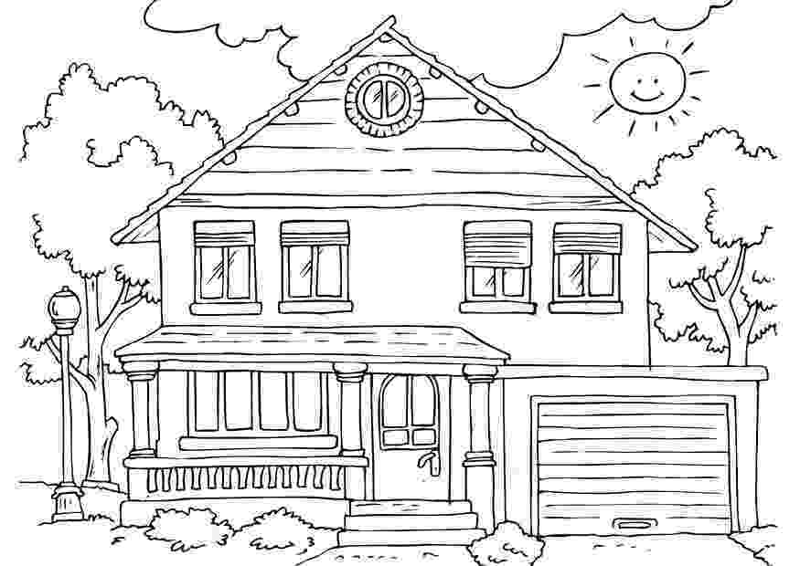 houses to color free printable house coloring pages for kids color houses to 