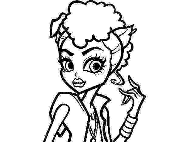 howleen wolf coloring pages monster high howleen wolf coloring page coloringcrewcom coloring howleen wolf pages 