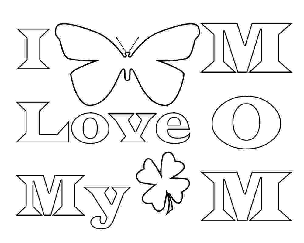 i love my mommy coloring pages i love you mom coloring pages love coloring i mommy my pages 