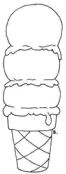 ice cream cone coloring page beccy39s place triple scoop icecream cone ice cream coloring cone page 