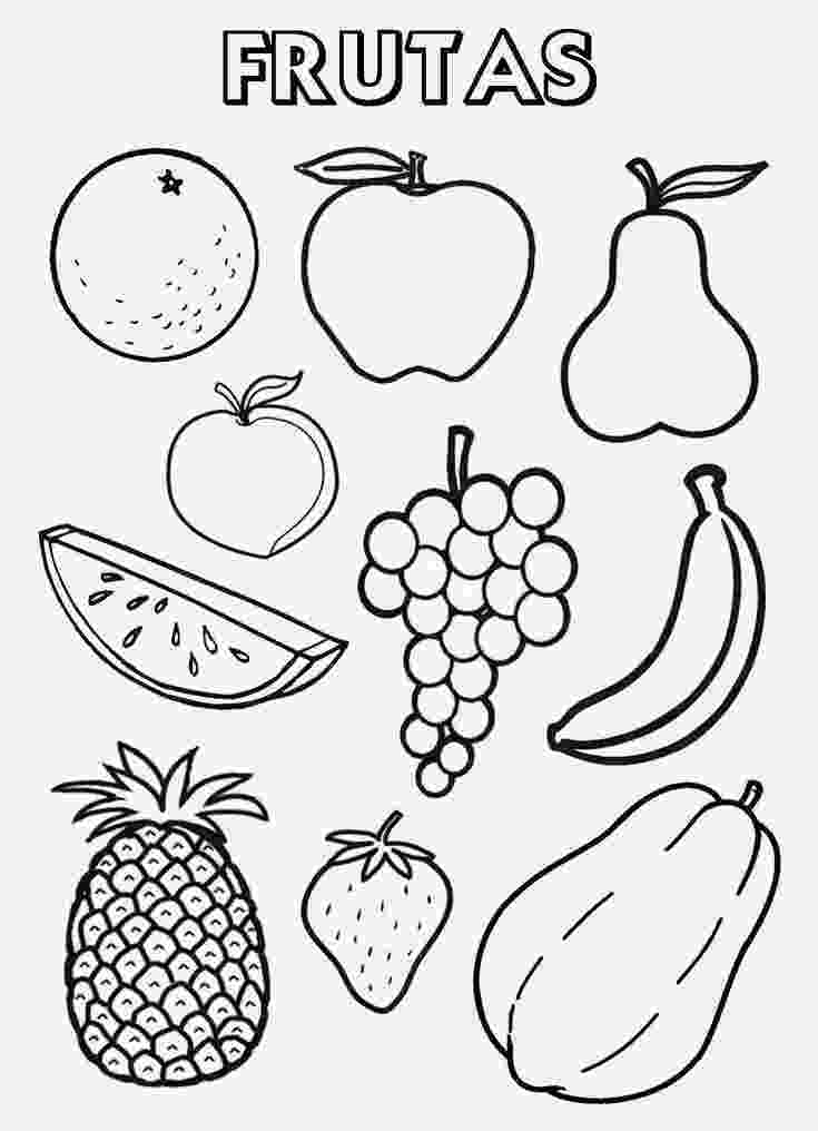 imagenes de frutas para colorear dibujo para imprimir y pintar de fresas dibujos para colorear frutas imagenes para de 