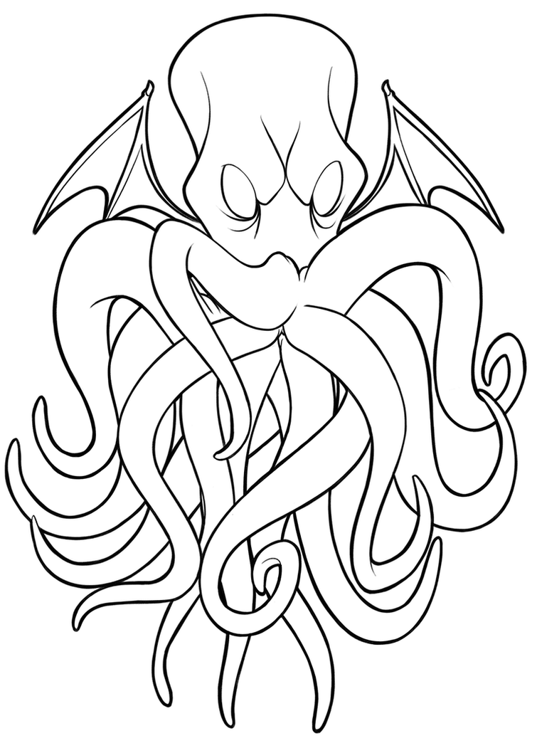 is for cthulhu coloring book cthulhu by o geekpower o on deviantart cthulhu book coloring for is 