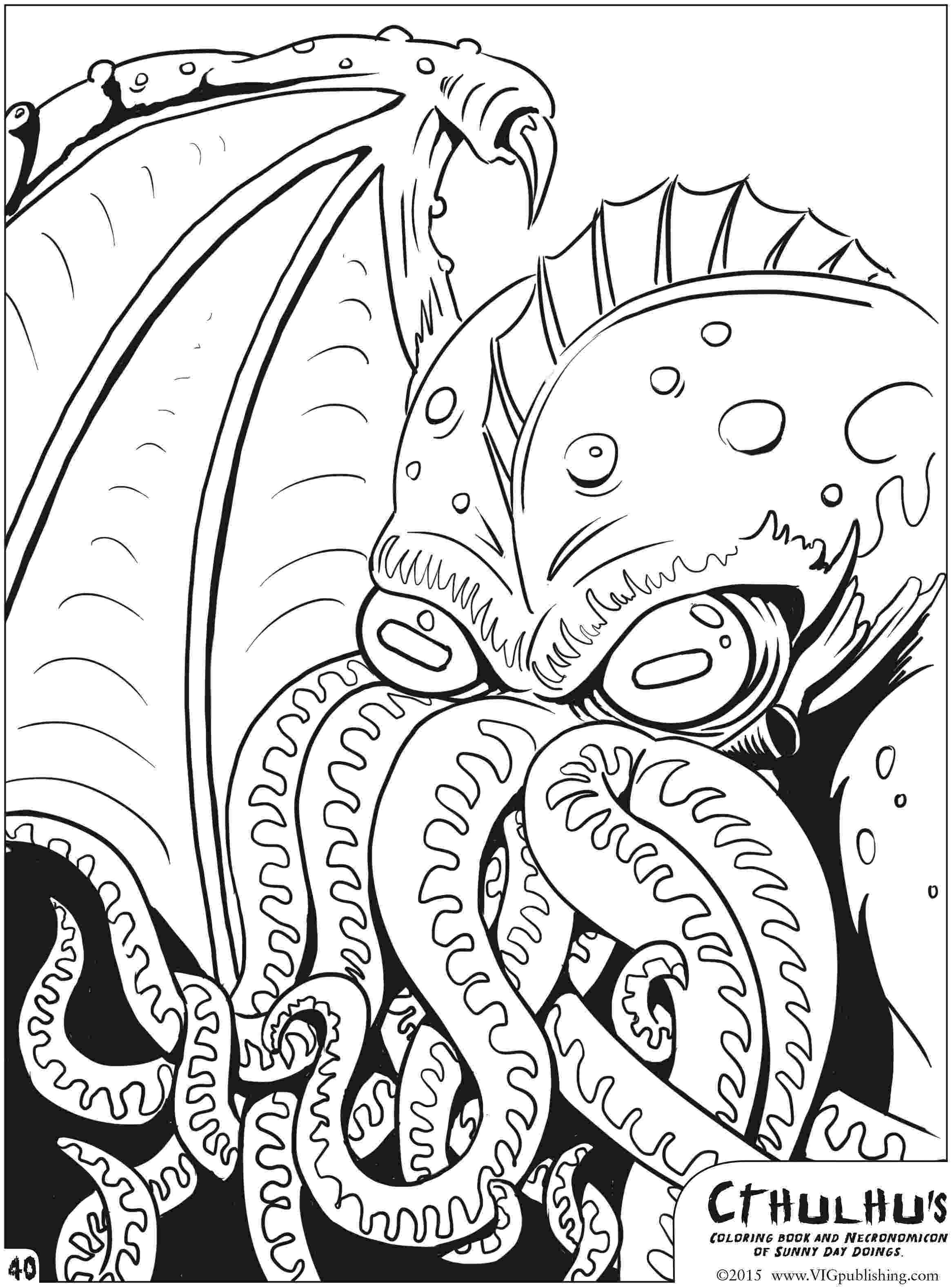is for cthulhu coloring book cthulhu coloring pages xyzcoloring is coloring for book cthulhu 
