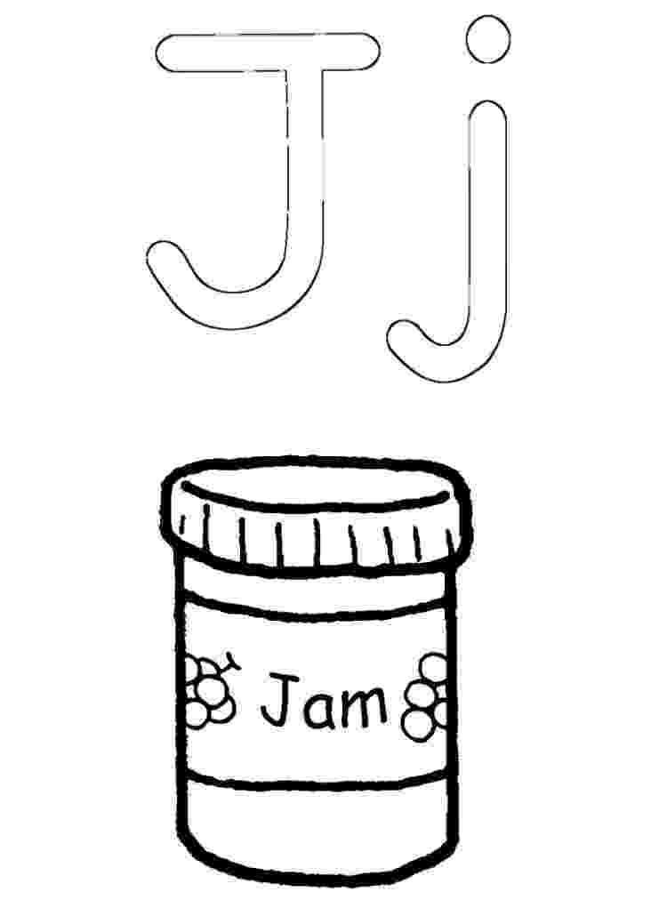 jam coloring page crafting reality with sara j is for jam coloring page jam page coloring 