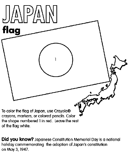 japan flag coloring page japan coloring page crayolacom flag japan page coloring 