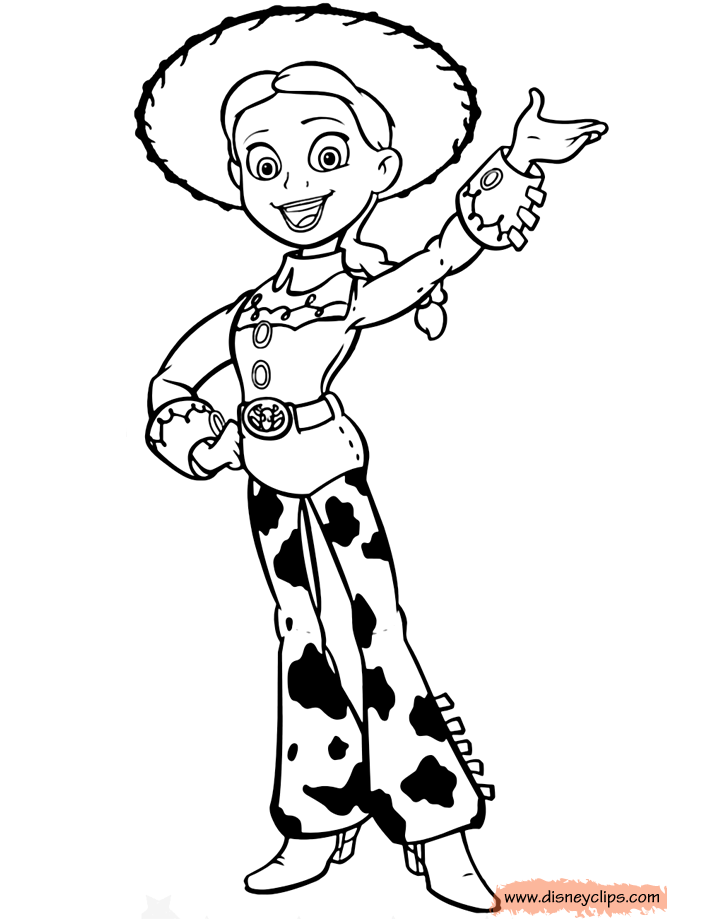 jessie toy story coloring pages toy story coloring pages toy story of terror toy story coloring jessie pages 
