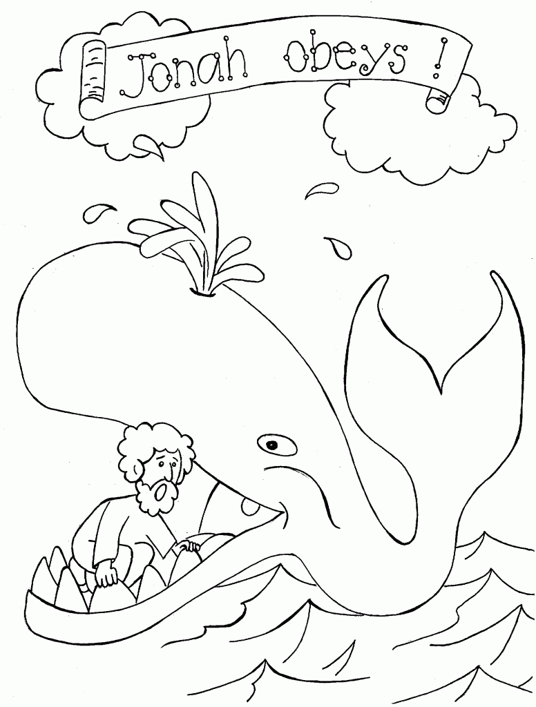 jonah and the whale coloring page printable jonah and the whale coloring pages for kids and the whale page coloring jonah 