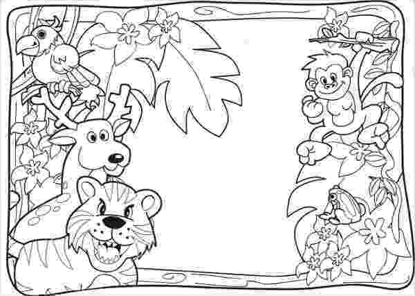 jungle animal coloring book pages 9 jungle animals coloring pages pages jungle animal coloring book 