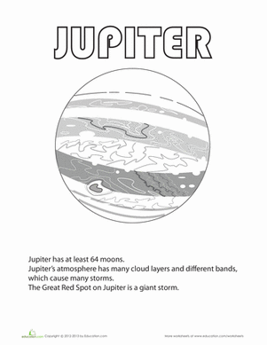jupiter coloring page space colouring pages jupiter page coloring 