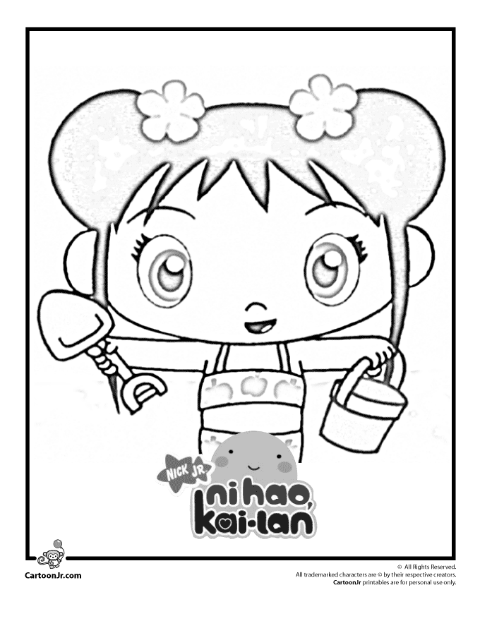kai coloring pages free ni hao kai lan printable coloring pages download coloring kai pages 