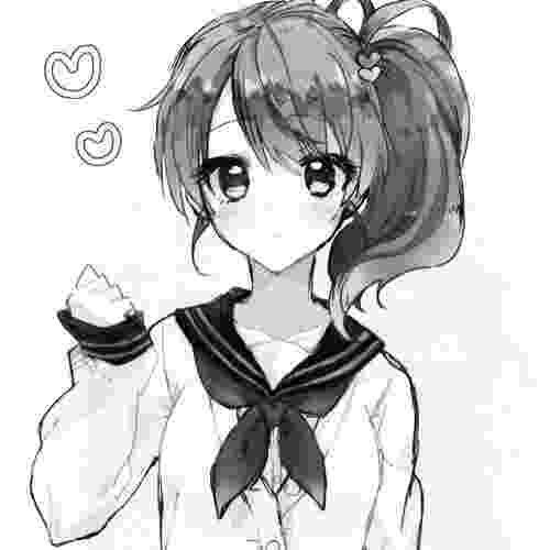 kawaii girl cute manga girl anime drawings cute manga girl girl kawaii 