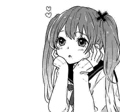 kawaii girl mangagirlblack and white cute manga and stuff kawaii girl 