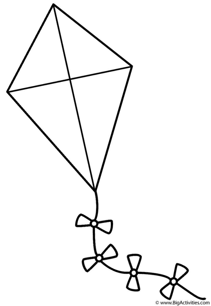 kite coloring page early play templates wind templates for global wind day page kite coloring 