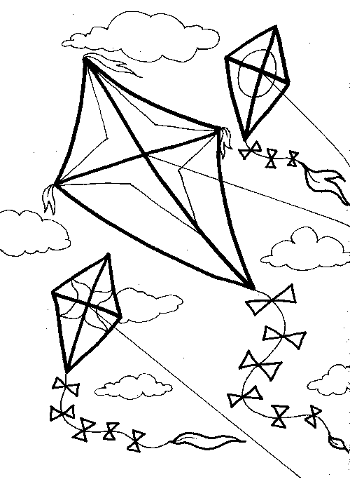 kite coloring page free printable kite coloring pages for kids page coloring kite 