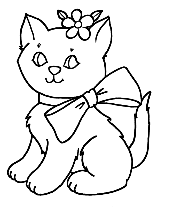 kitty cat coloring pages cute kitten coloring pages hellokidscom kitty pages coloring cat 
