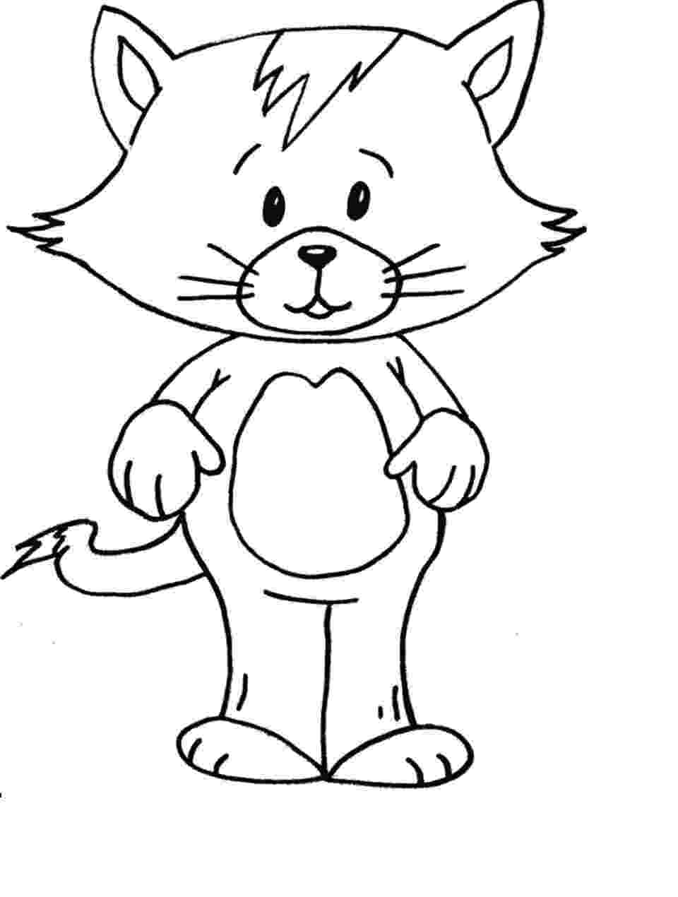 kitty cat pictures to color cat coloring pages free download best cat coloring pages kitty cat pictures color to 