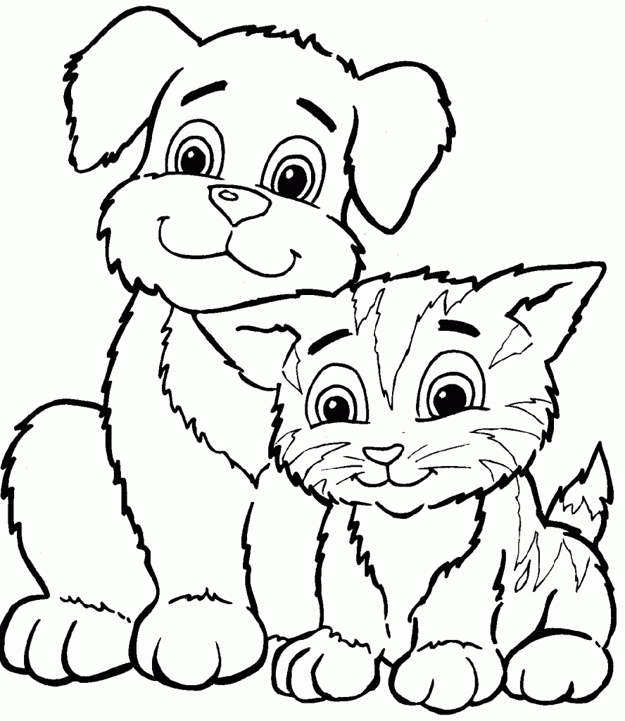 kitty cat pictures to color free printable cat coloring pages for kids kitty color to pictures cat 