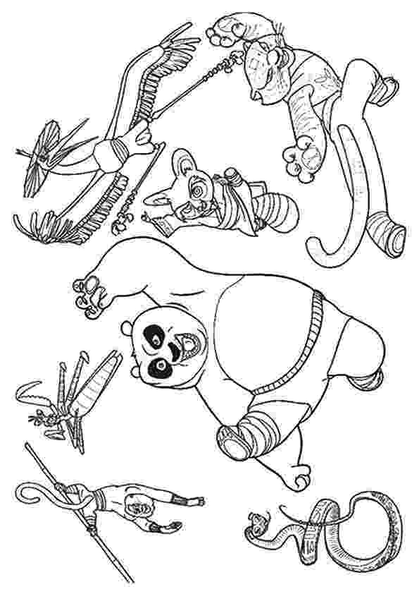 kung fu panda coloring page printable kung fu panda coloring pages for kids cool2bkids coloring panda page kung fu 