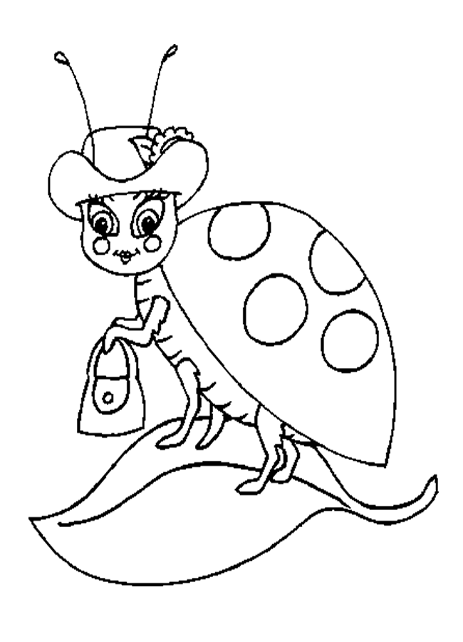 lady bug color page ladybug coloring pages getcoloringpagescom color bug lady page 