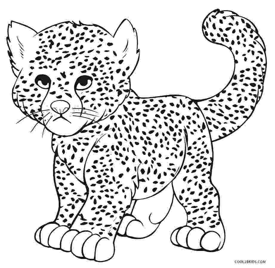 leopard pictures to color leopard coloring page free cheetah coloring pages pictures leopard to color 