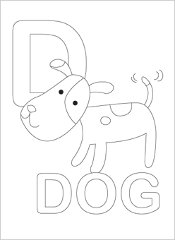 letter d coloring pages for toddlers download free alphabet coloring d and educational activity letter toddlers pages coloring for d 