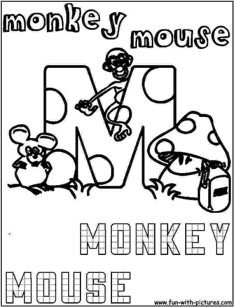 letter m monkey m is for monkey coloring printable animal alphabet m letter monkey 1 2