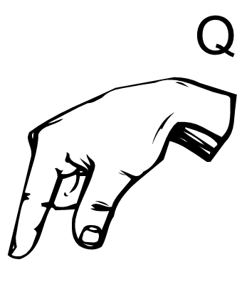 letter q in sign language sign language worksheet letter q letter q in sign language 