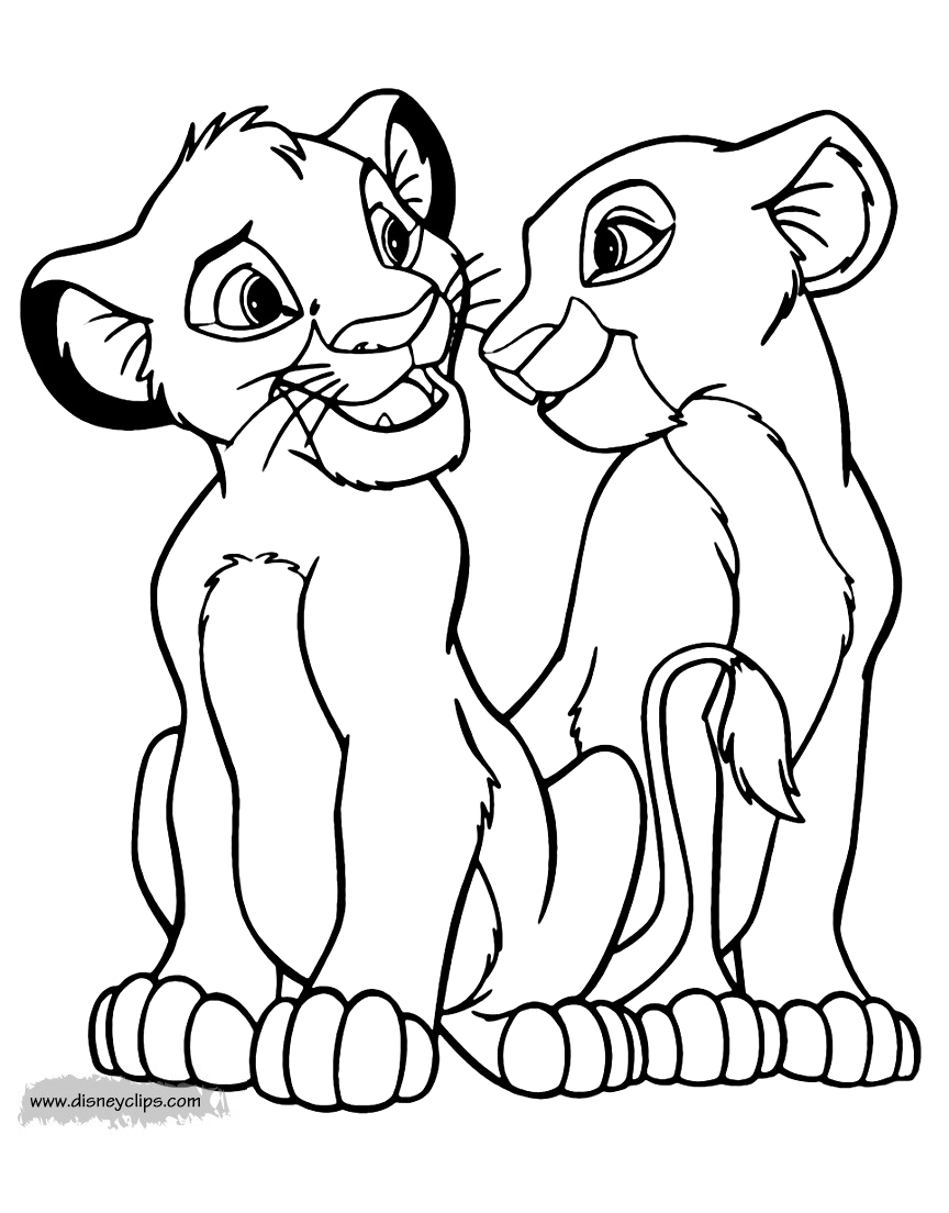 lion king printables free printable simba coloring pages for kids printables king lion 